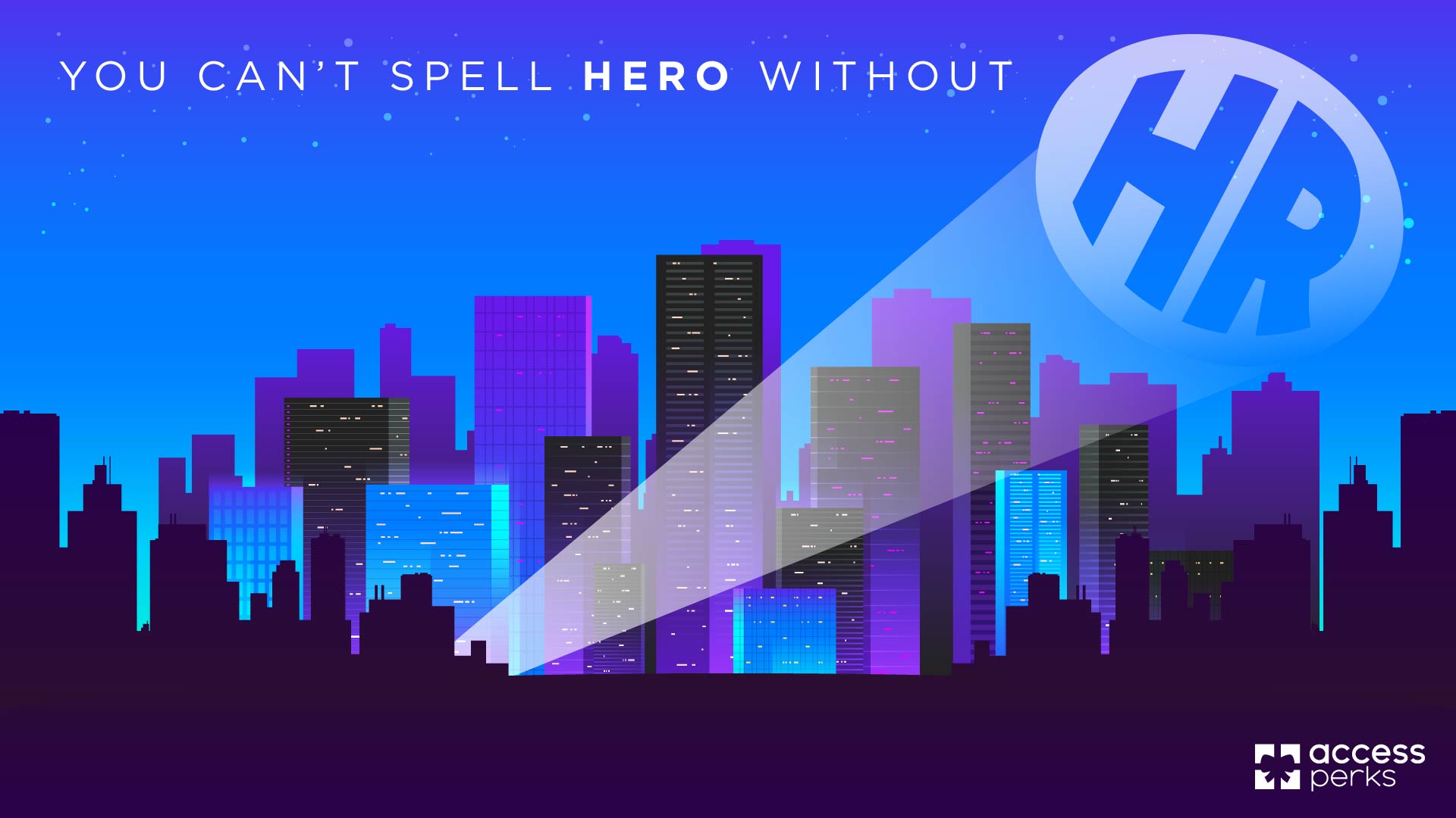 You Can't Spell Hero without HR Free Zoom Meeting Backgrounds
